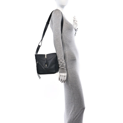 Loewe Soft Grained Calfskin Compact Hammock Shoulder Bag Black 2 of 9