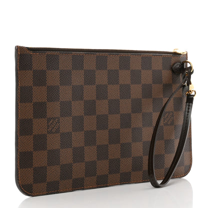 Louis Vuitton Damier Ebene Neverfull MM GM Pochette 3 of 7