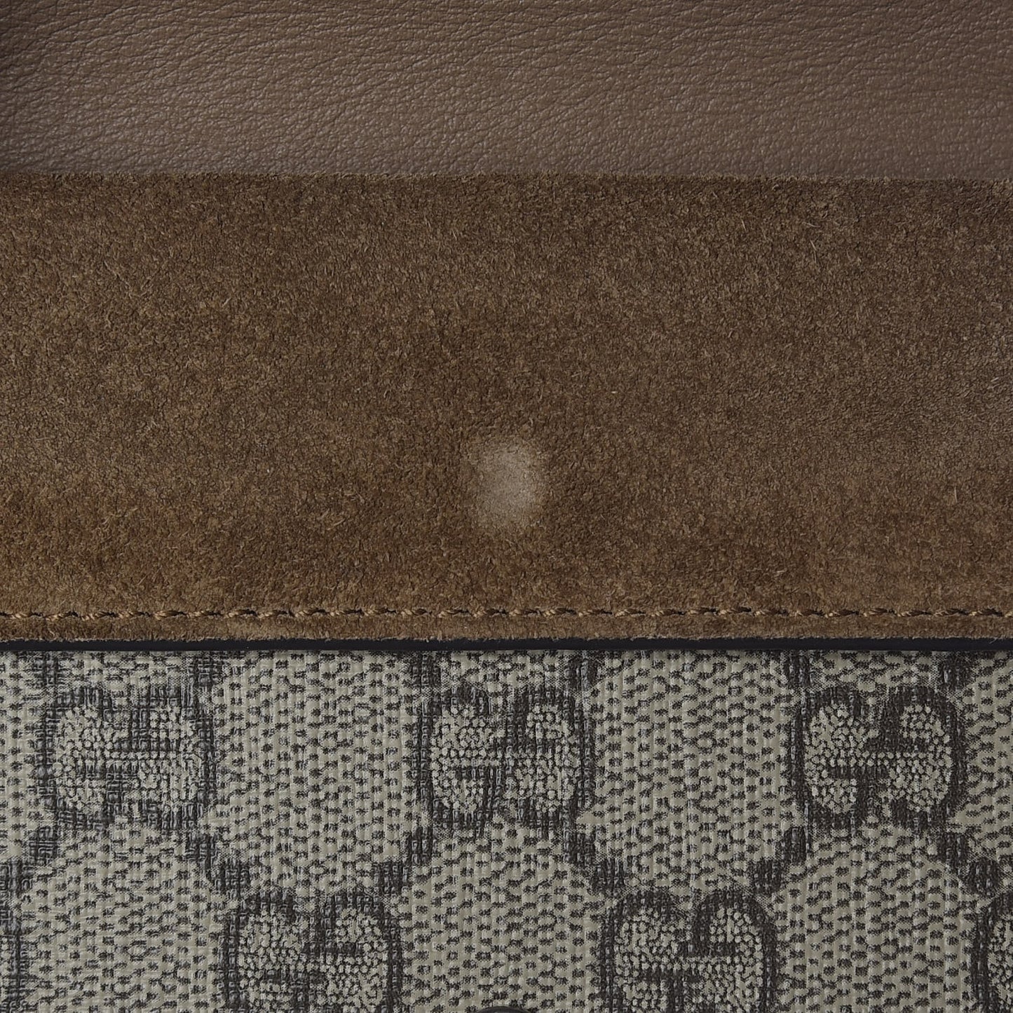 GG Supreme Monogram Super Mini Dionysus Shoulder Bag Taupe