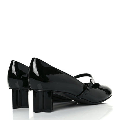 Louis Vuitton Patent Uniformes Silhouette 40mm Pumps 39 Black 4 of 9