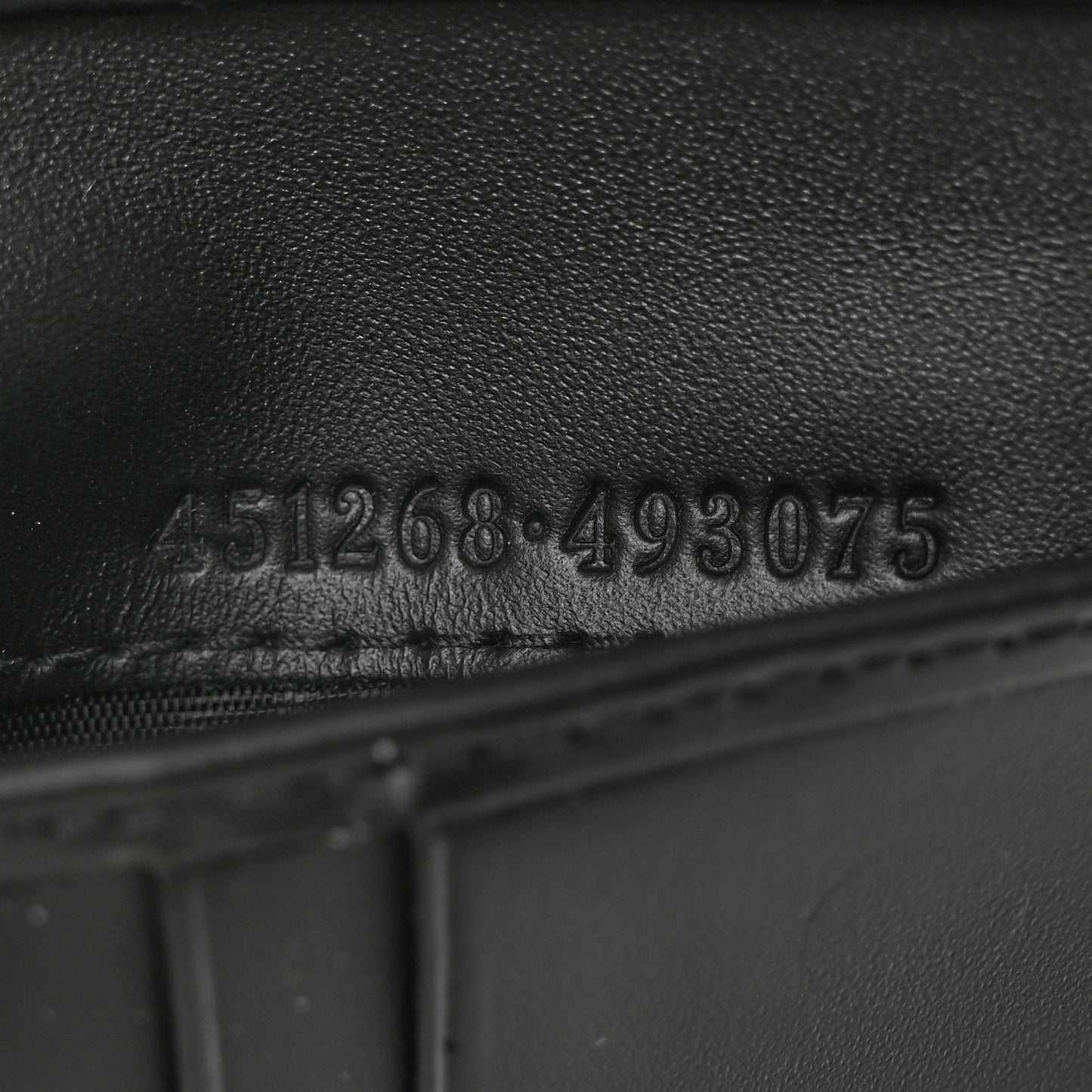 GG Supreme Monogram Kingsnake Nice Bi-Fold Wallet Black Grey