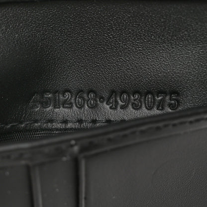 Gucci GG Supreme Monogram Kingsnake Nice Bi-Fold Wallet Black Grey 7 of 8