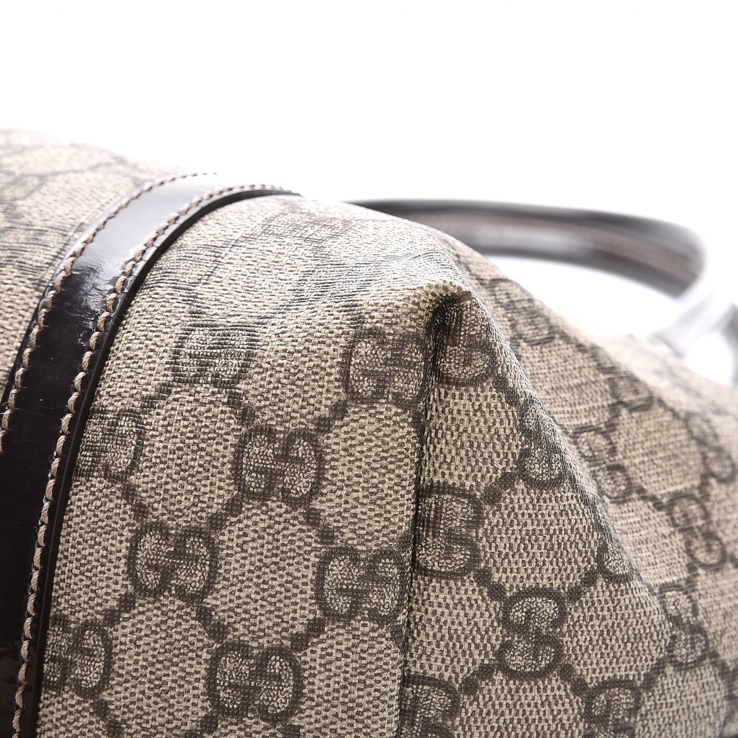 GG Plus Monogram Medium Joy Tote Dark Brown