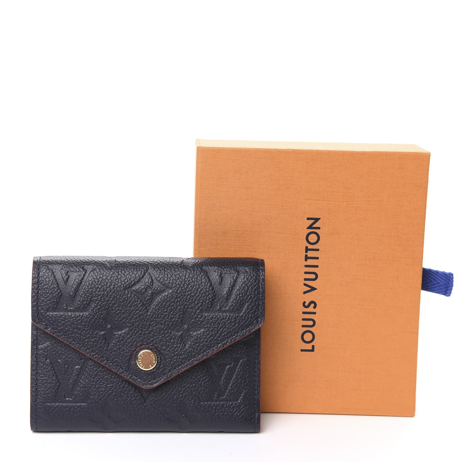 Louis Vuitton Empreinte Victorine Wallet Marine Rouge 7 of 7