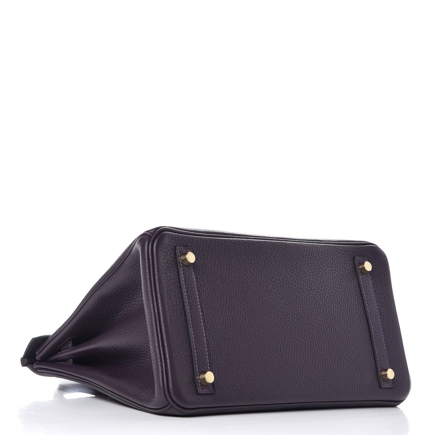 Hermes Taurillon Clemence Birkin 30 Raisin 5 of 39
