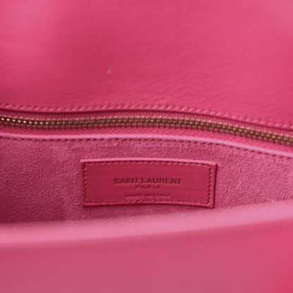 Saint Laurent Calfskin Small Sac De Jour Bubblegum 8 of 10