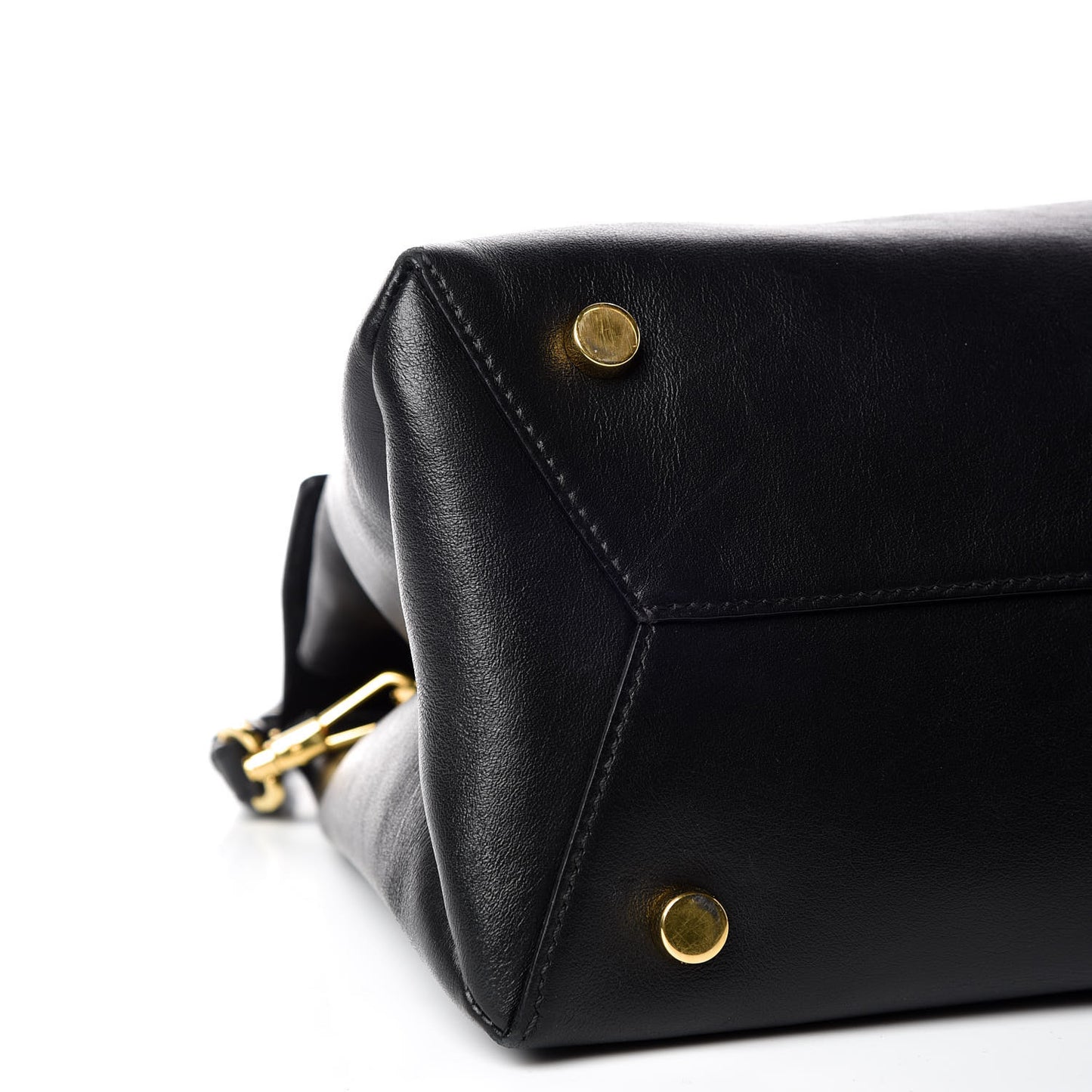 Smooth Calfskin Medium Icon Bag Black