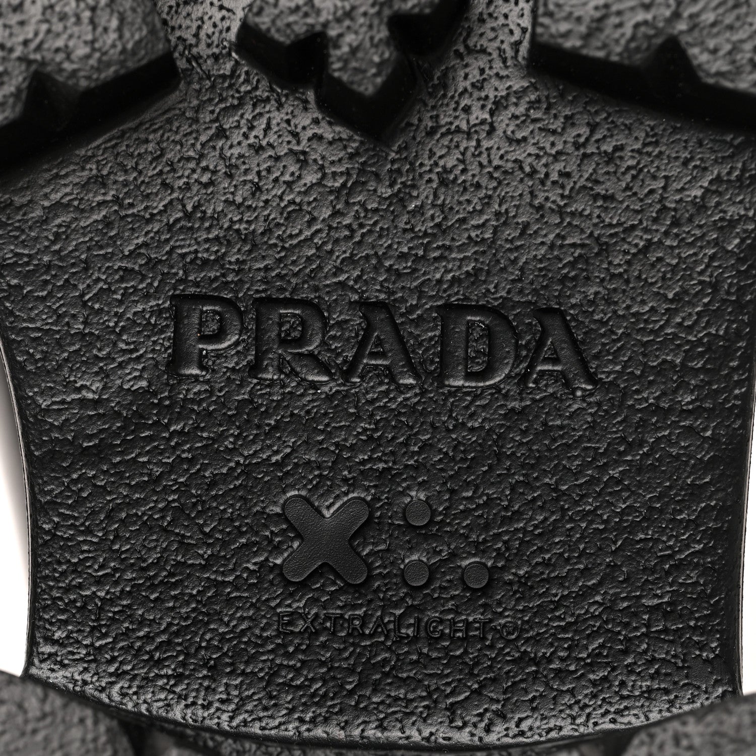 Prada Spazzolato Rois Re-Nylon Metal Triangle Logo Monolith Pouch Pocket 55mm Tall Boots 36 Black 8 of 11