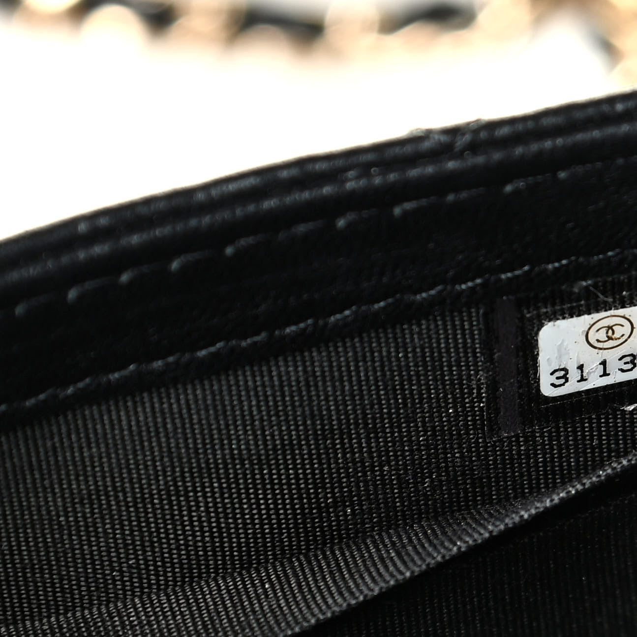 Chanel Lambskin Quilted Mini Trendy CC Chain Wallet Black 8 of 8