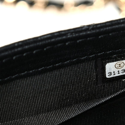 Chanel Lambskin Quilted Mini Trendy CC Chain Wallet Black 8 of 8