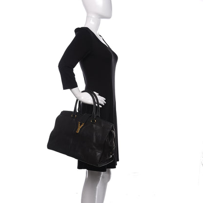 Saint Laurent Sheepskin Medium Cabas ChYc Black 2 of 11