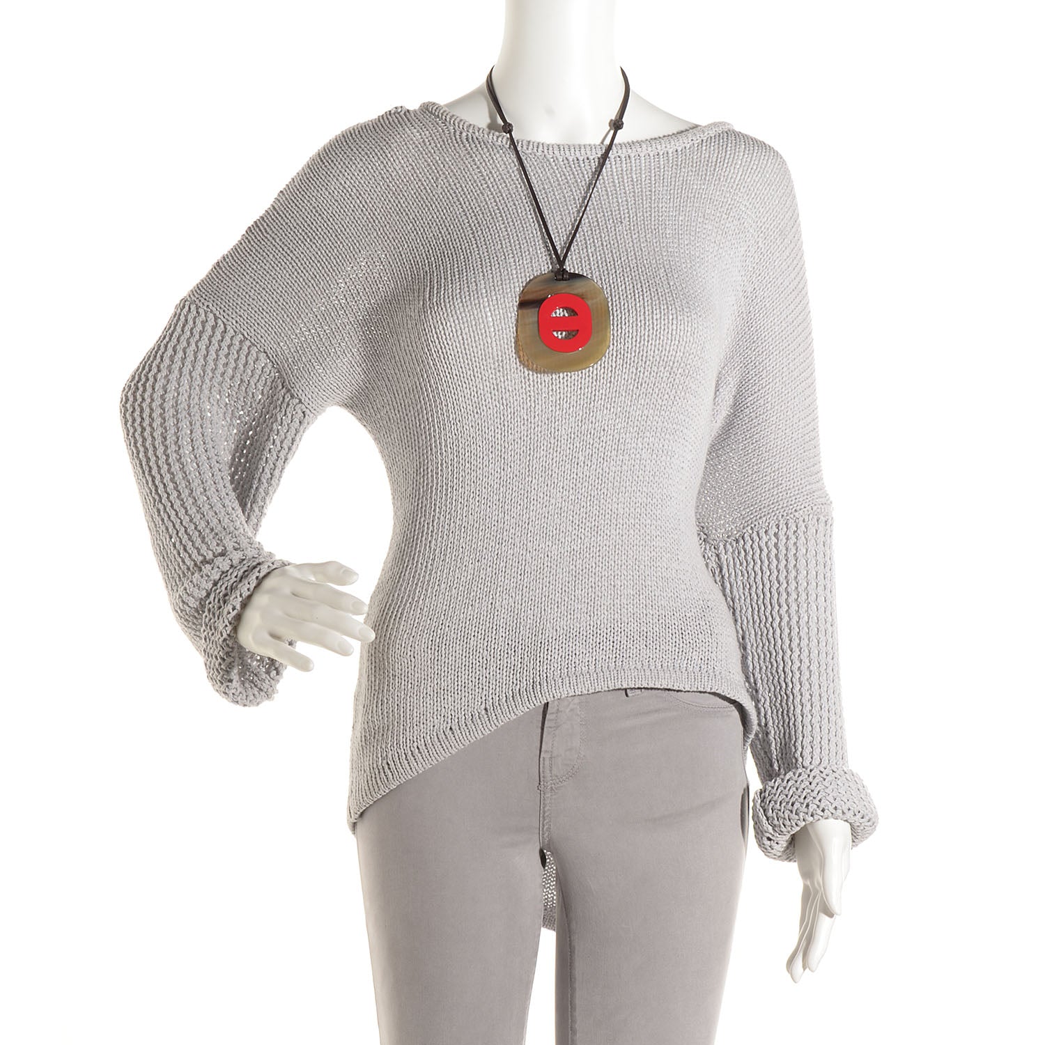 Hermes Buffalo Horn and Lacquer Fidelio Necklace 2 of 5