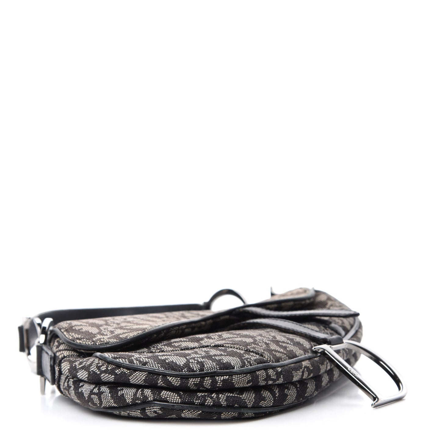 Monogram Saddle Bag Black