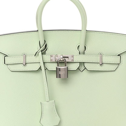 Hermes Epsom Birkin Sellier 25 Vert Fizz 10 of 13
