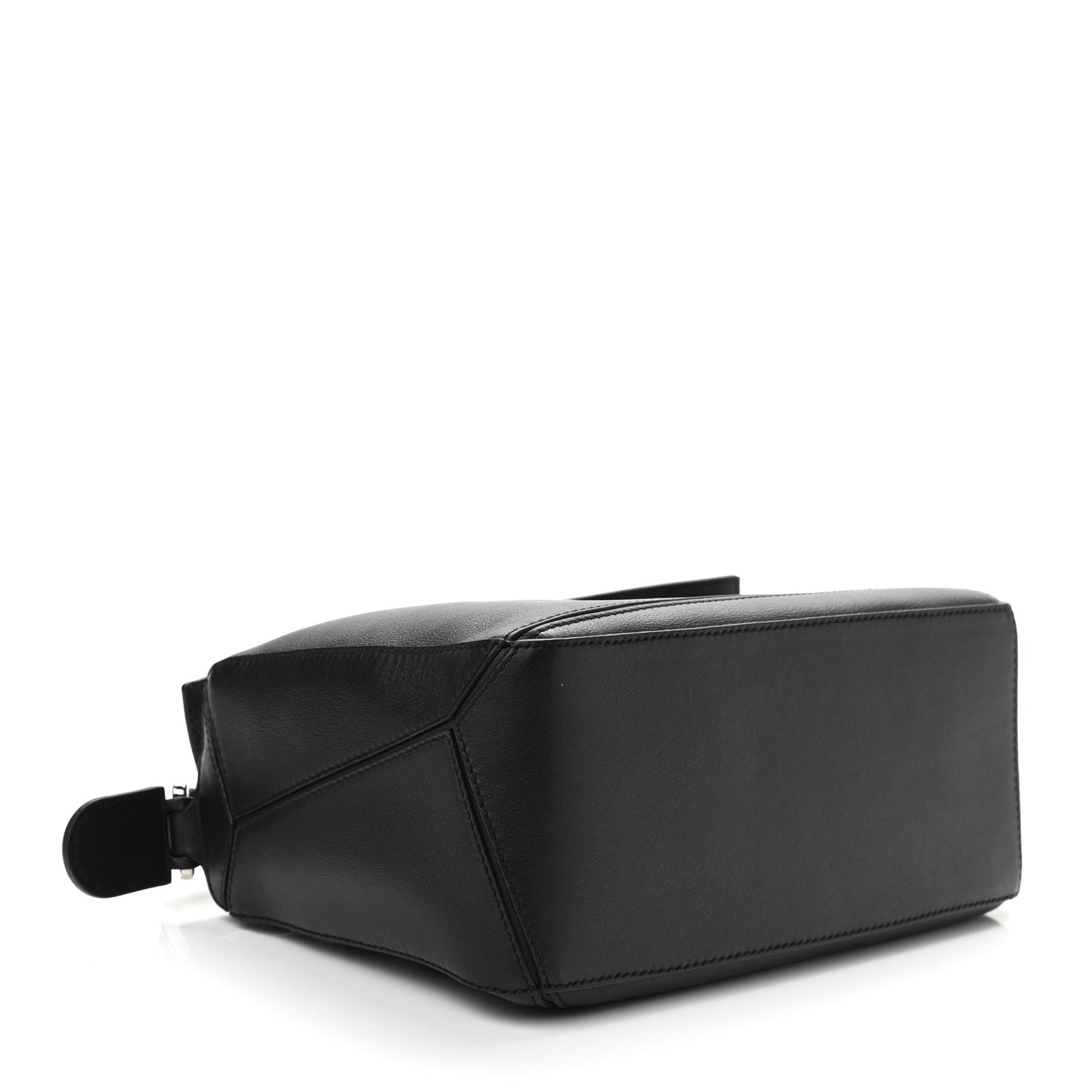 Calfskin Small Puzzle Bag Black