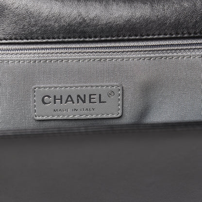 Chanel Lambskin Quilted Large Boy Flap Black 6 of 15