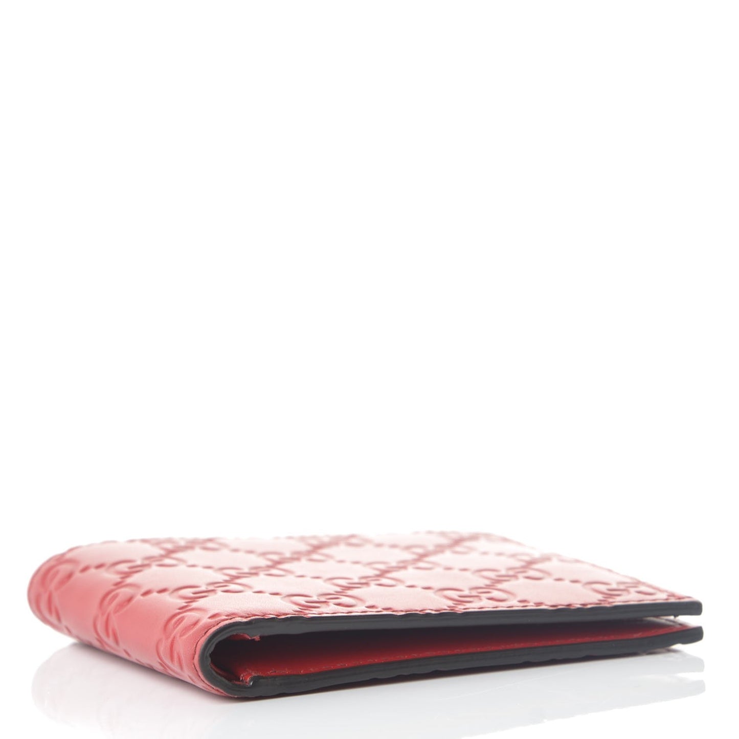 Guccissima Bi-Fold Wallet Red