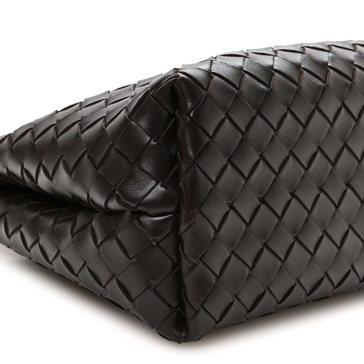 Nappa Intrecciato Medium Andiamo Shoulder Bag Fondant