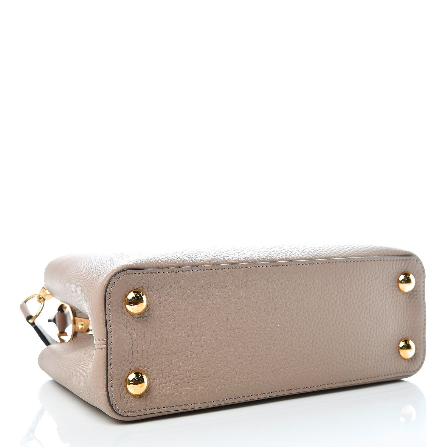 Louis Vuitton Taurillon Capucines BB Galet 4 of 9