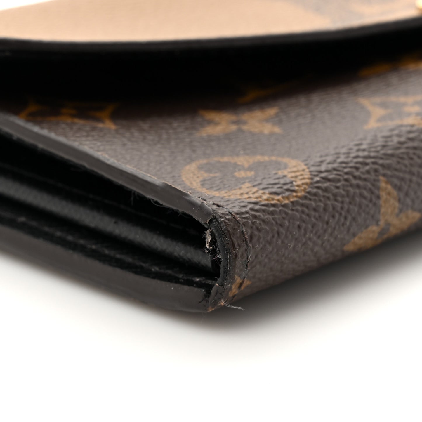 Reverse Monogram Giant Sarah Wallet