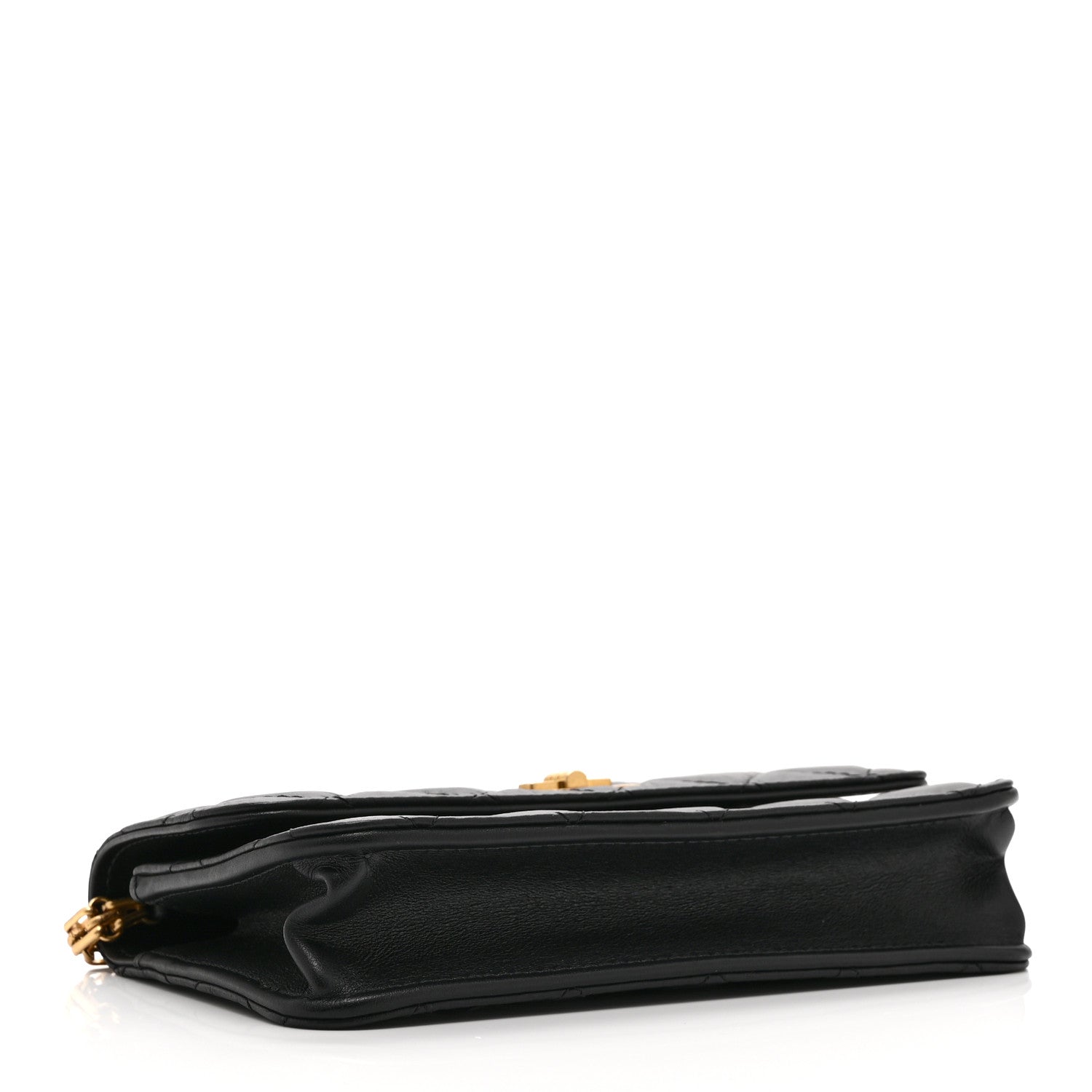 Chanel Aged Calfskin Quilted Reissue Flap Phone Holder With Chain Black 4 of 11