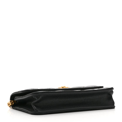 Chanel Aged Calfskin Quilted Reissue Flap Phone Holder With Chain Black 4 of 11