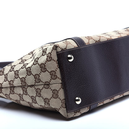 Gucci Monogram Medium Abbey Tote Dark Brown 6 of 11