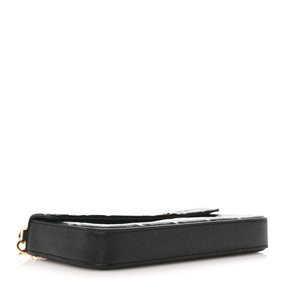 Louis Vuitton Empreinte Pochette Felicie Chain Wallet Black 5 of 12