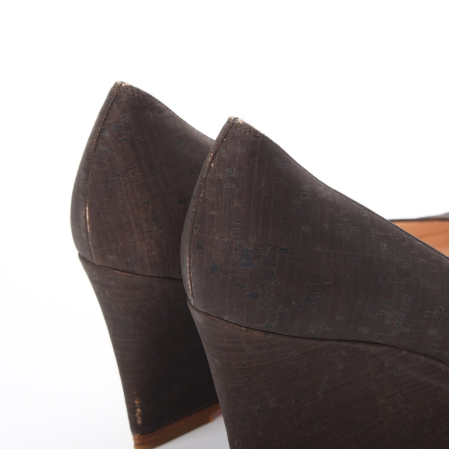 Cork Miss Boxe Wedges 39.5 Brown