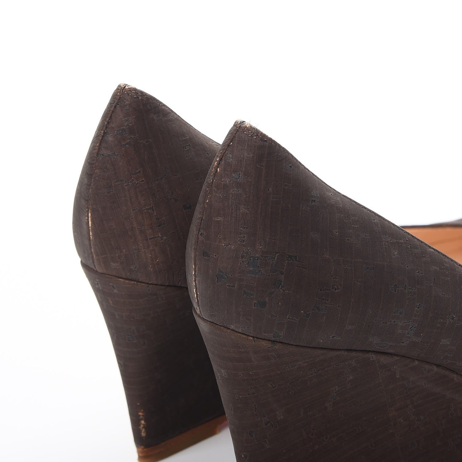 Christian Louboutin Cork Miss Boxe Wedges 39.5 Brown 13 of 14