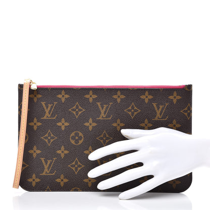 Louis Vuitton Monogram Neverfull MM GM Pochette Pivoine 2 of 7