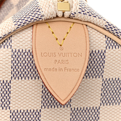 Louis Vuitton Damier Azur Speedy 25 6 of 9