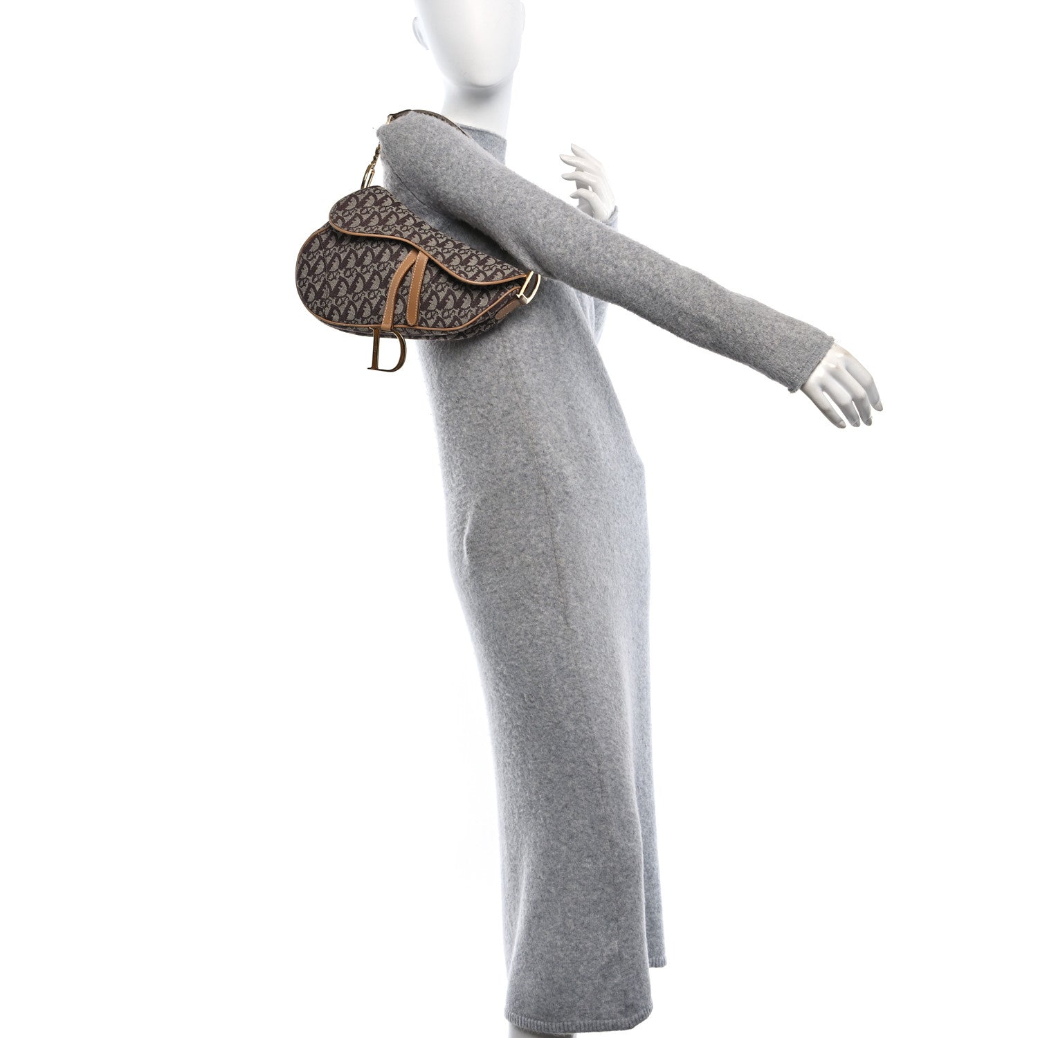 Christian Dior Monogram Saddle Bag Brown 2 of 11