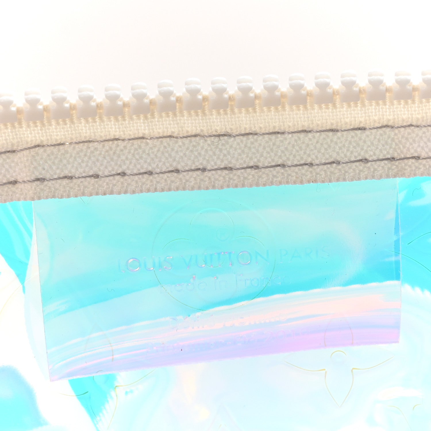 Louis Vuitton PVC Monogram Keepall Bandouliere 50 Iridescent Prism 5 of 9