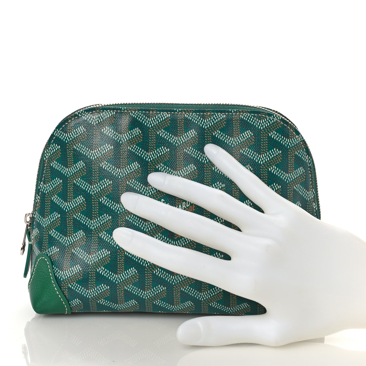 Goyardine Vendome Toiletry Pouch Green