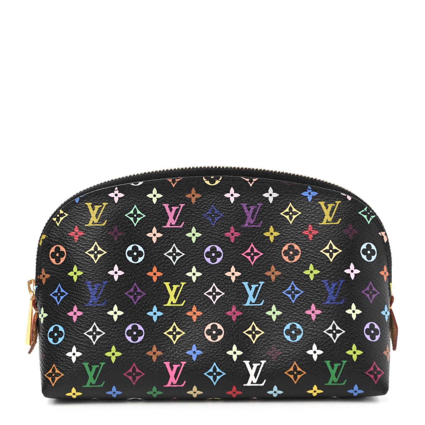 Monogram Multicolor Cosmetic Pouch Black Grenade