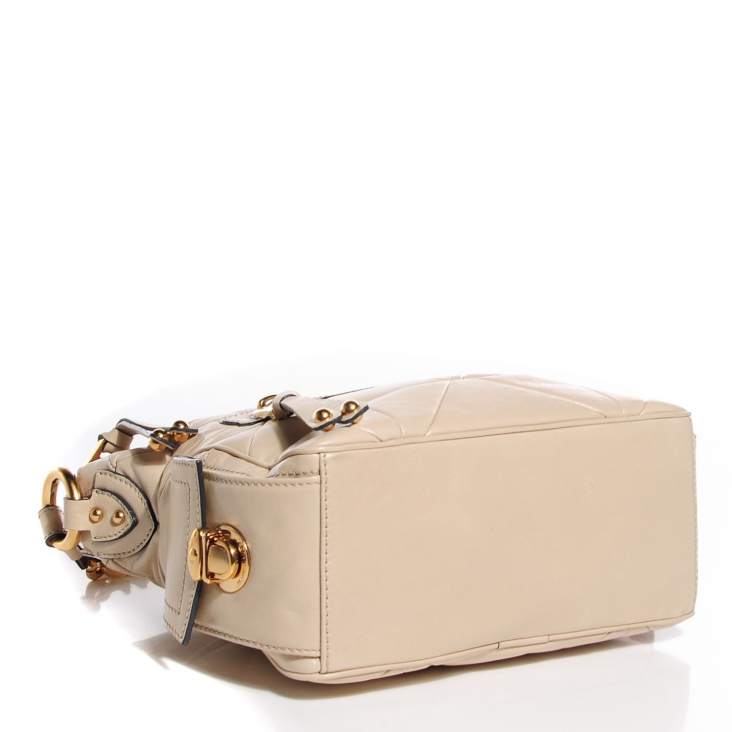 Marc Jacobs Calfskin Patchwork Multipocket Hobo Beige 4 of 8