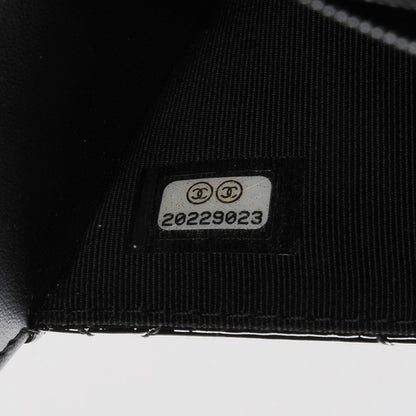Chanel Patent Quilted Wallet On Chain WOC Black 7 of 9
