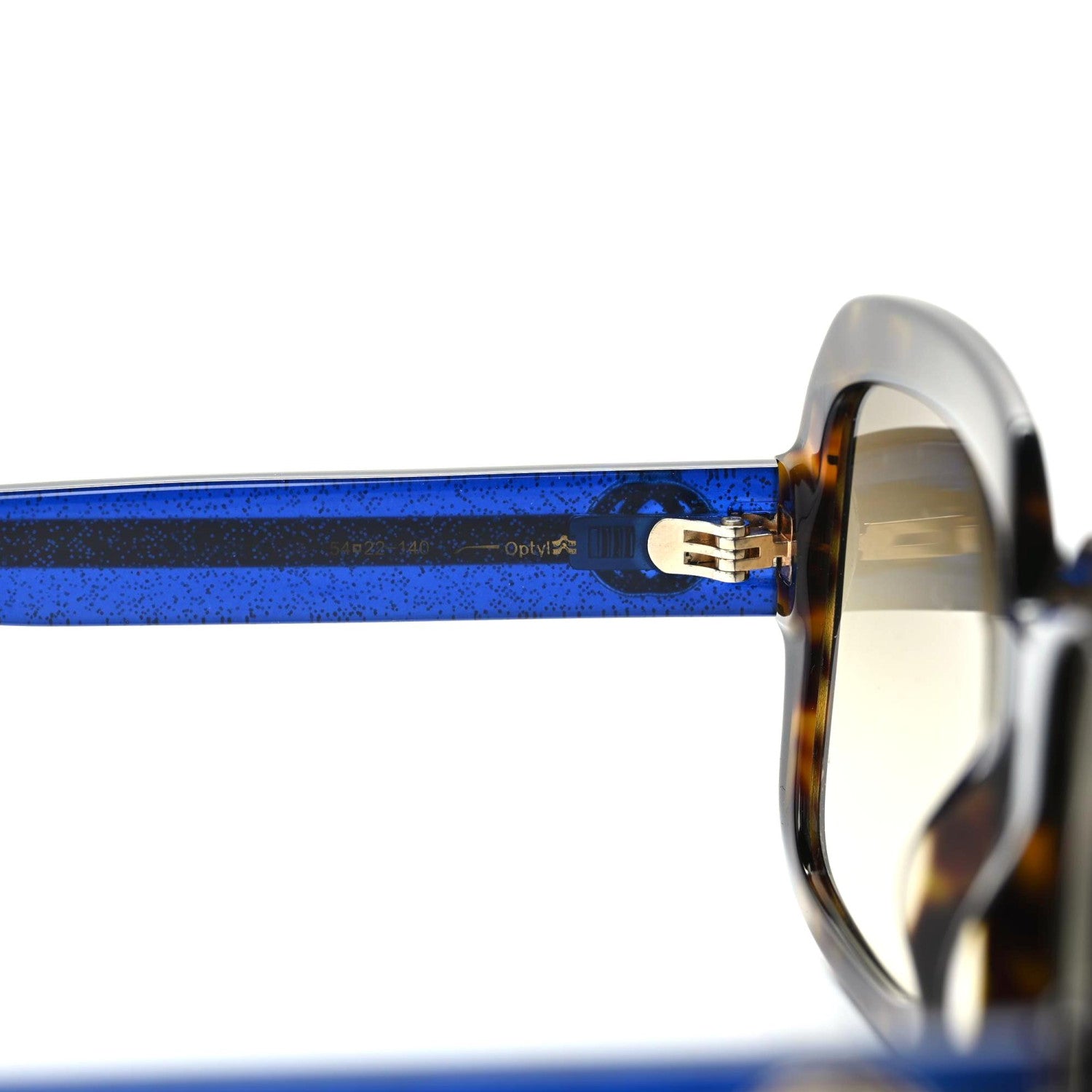 Gucci Oversize Square Web GG 0036S Sunglasses Tortoise 5 of 9