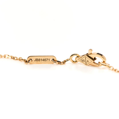 Van Cleef & Arpels 18K Yellow Gold Mother of Pearl Sweet Alhambra Bracelet 3 of 6