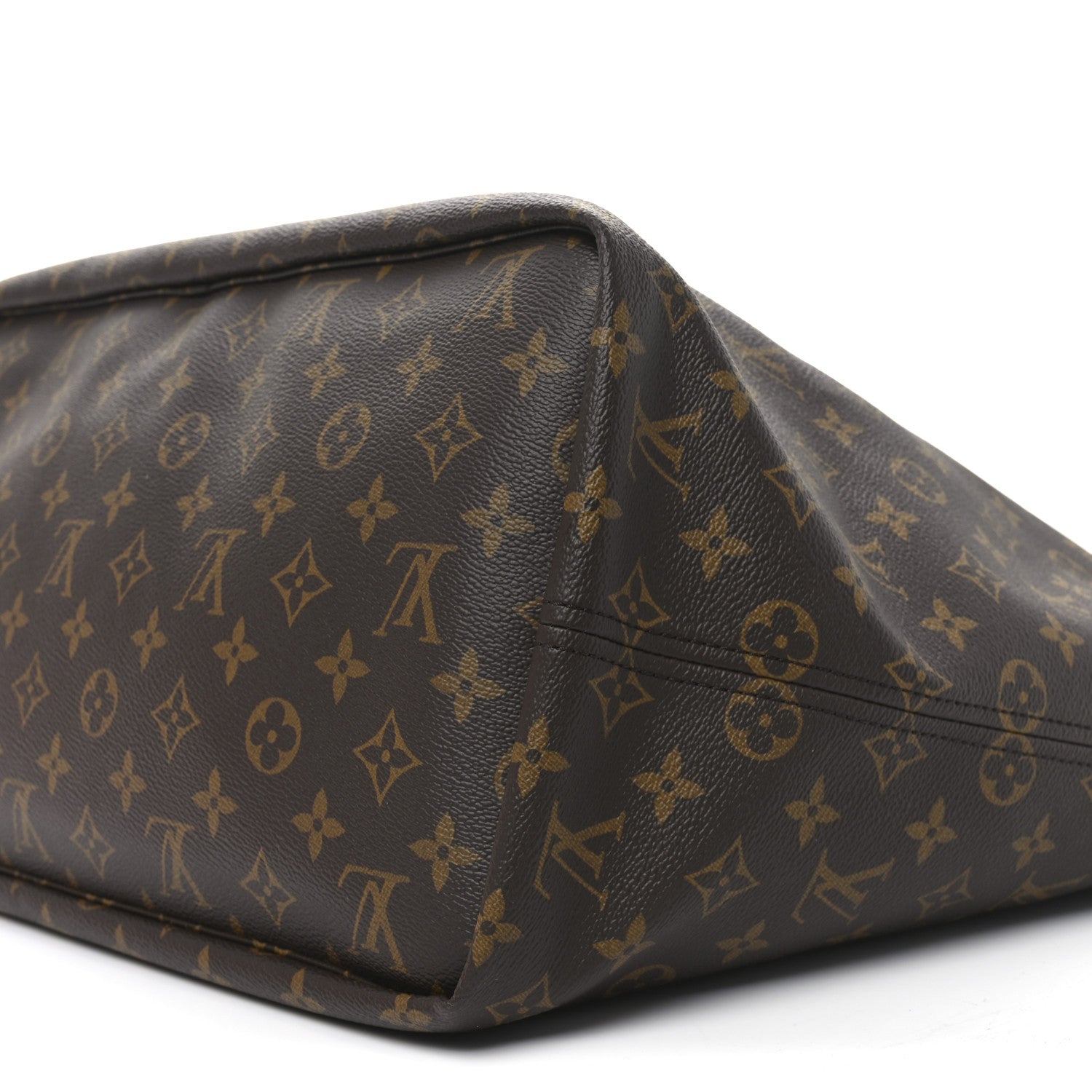 Louis Vuitton Monogram Stamped Inside Out Neverfull Bandouliere GM Beige 9 of 9
