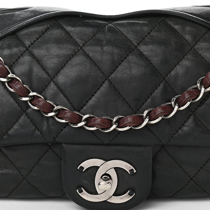 Chanel Iridescent Calfskin Medium In The Mix Flap Black 7 of 11