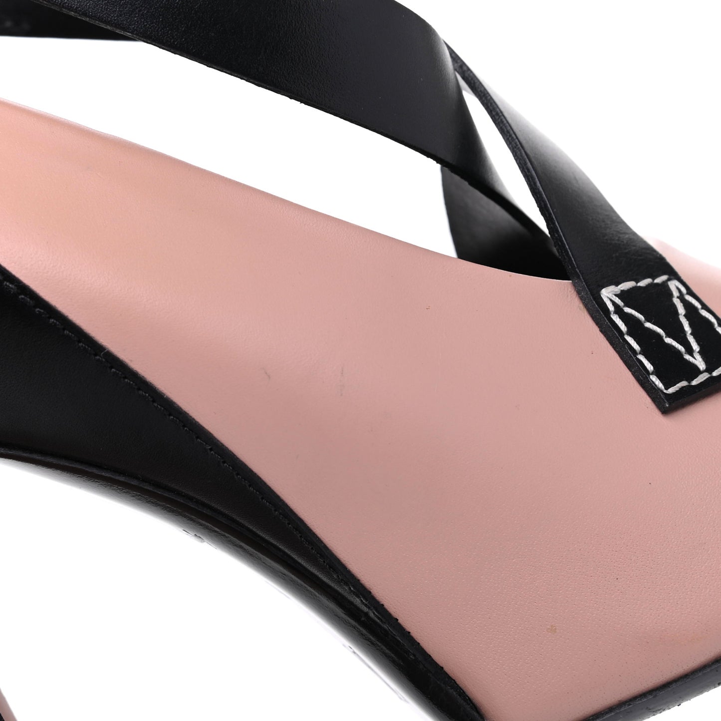 LOUIS VUITTON Calfskin Matchmake Cross Pumps 40 Beige Black