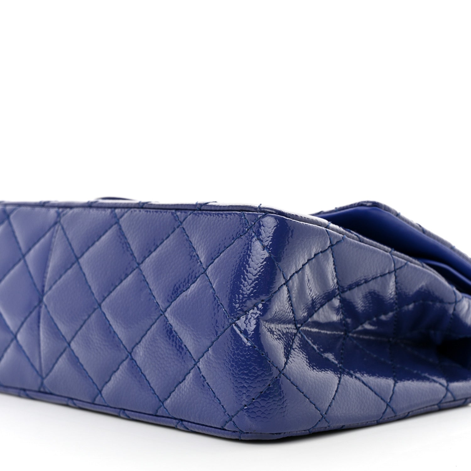Chanel Patent Caviar Quilted 2.55 Reissue 226 Flap Navy Blue 10 of 15