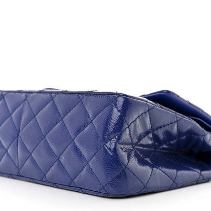 Chanel Patent Caviar Quilted 2.55 Reissue 226 Flap Navy Blue 10 of 15