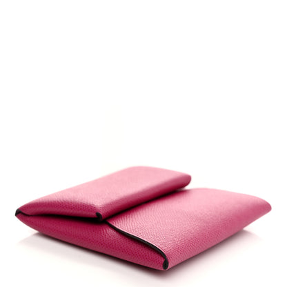 Hermes Epsom Bastia Coin Purse Rose Pourpre 8 of 14