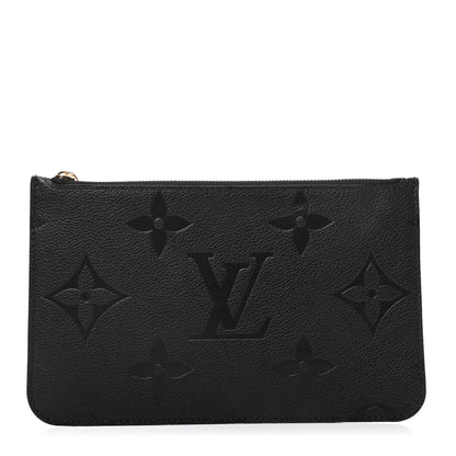 Louis Vuitton Empreinte Monogram Giant Neverfull MM Pochette Black 1 of 5
