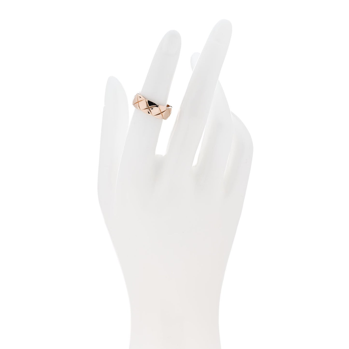 18K Beige Gold Small Coco Crush Ring 50 5.25