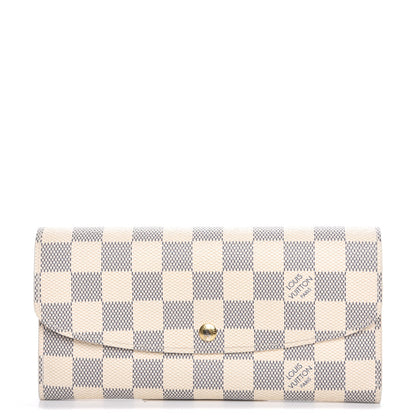 Louis Vuitton Damier Azur Emilie Wallet 1 of 7