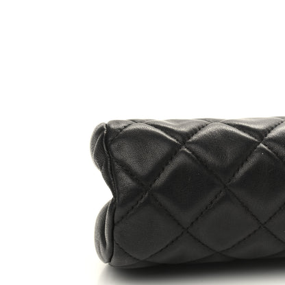 Chanel Lambskin Quilted Timeless Clutch Black 7 of 8